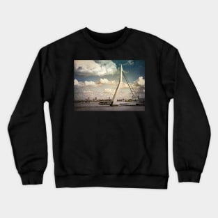 The Erasmusbrug Rotterdam Crewneck Sweatshirt